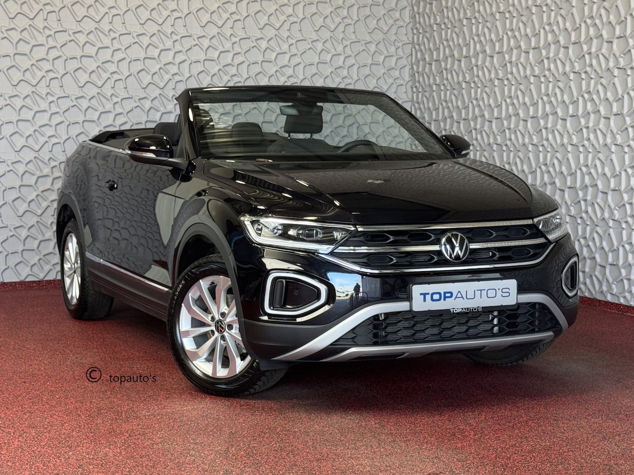 Volkswagen T-Roc Cabrio - TSI VIR.COCKPIT CARPLAY NAVI IQ.LED STOEL/STUUR.VERW DAB ADAP.CRUISE 05/2024 ✅Top Auto's W - AutoWereld.nl