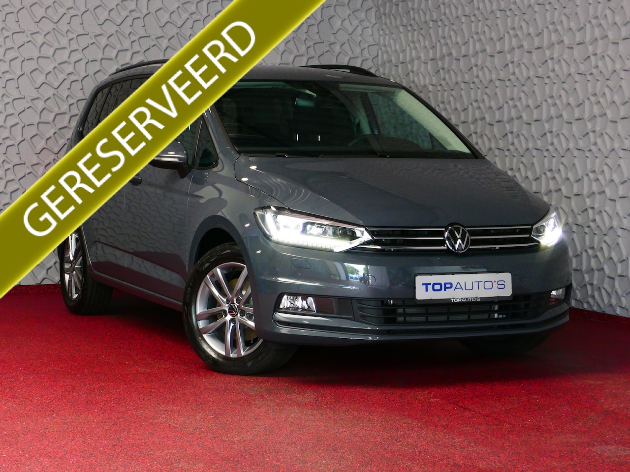 Volkswagen Touran - 1.5 TSI 150PK 7P CAMERA CARPLAY NAVI LED ELEK.KLEP VIR.COCKPIT DODE.HOEK DET. STOELVERW KE - AutoWereld.nl