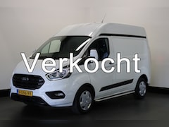 Ford Transit Custom - 2.0 TDCI 130PK Automaat L1H2 - EURO 6 - Airco - Navi - Cruise - €16.950, - Excl
