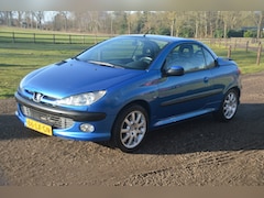 Peugeot 206 CC - 1.6-16V Premium Blauw 2003 Dak defect