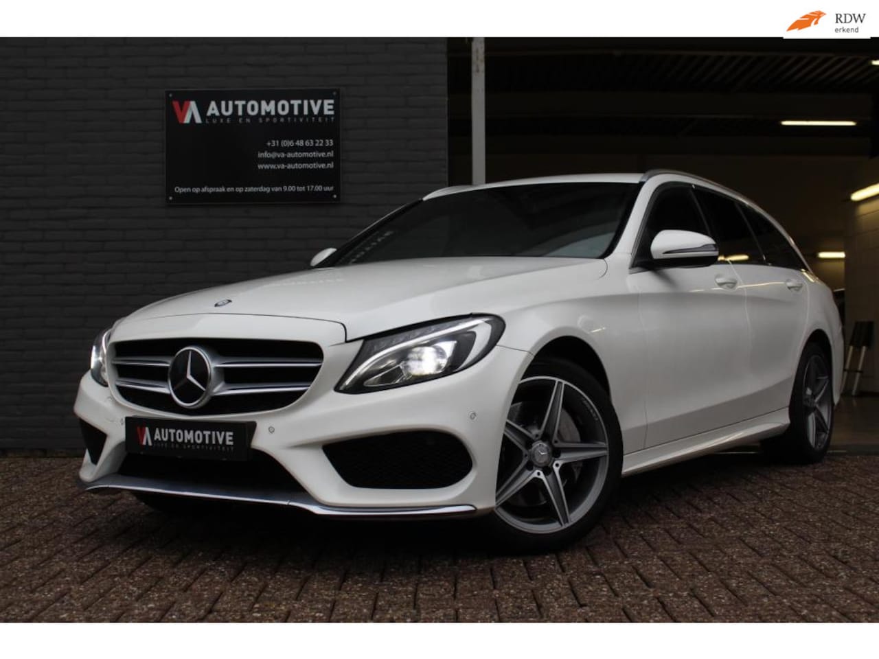 Mercedes-Benz C-klasse Estate - 300 AMG HUD AIRMATIC BURMESTER CAM DISTR COMAND - AutoWereld.nl