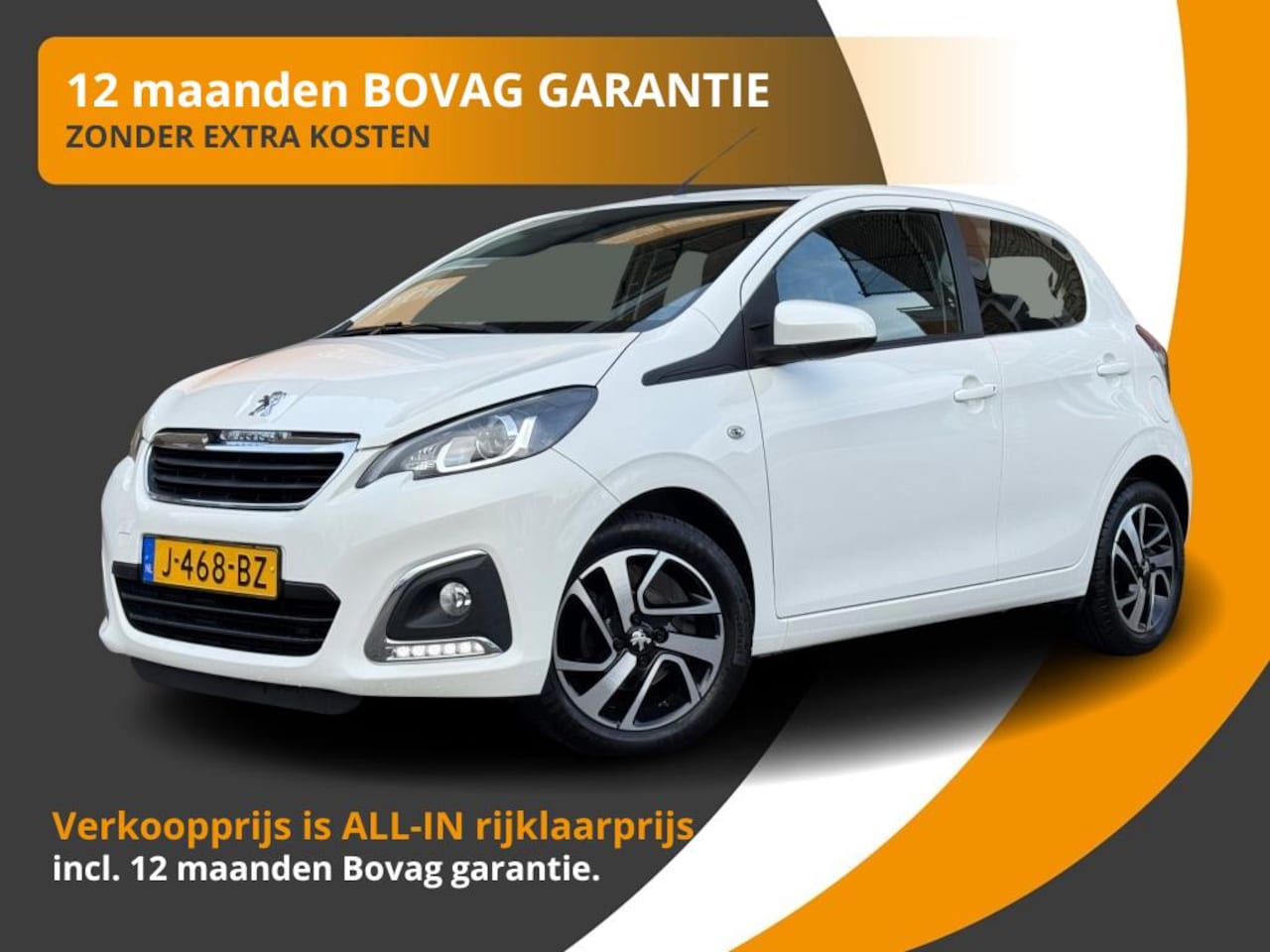Peugeot 108 - 1.0 e-VTI 5-DEURS BLUE LEASE EXECUTIVE NAVI/CAMERA/LMV/15.000KM! - AutoWereld.nl