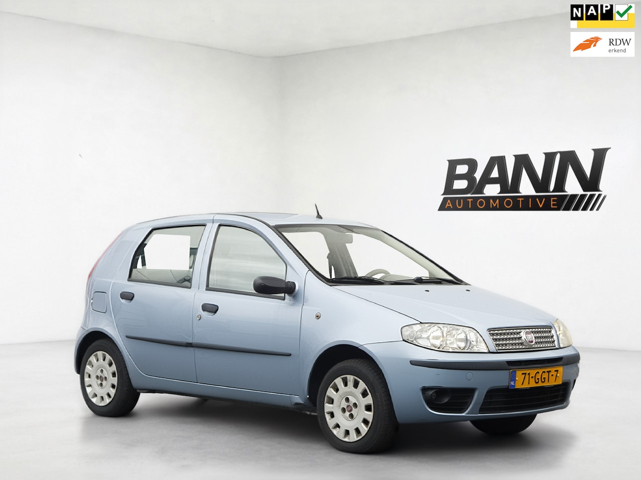Fiat Punto - 1.2 Active|airco| unieke KM stand| NAP - AutoWereld.nl