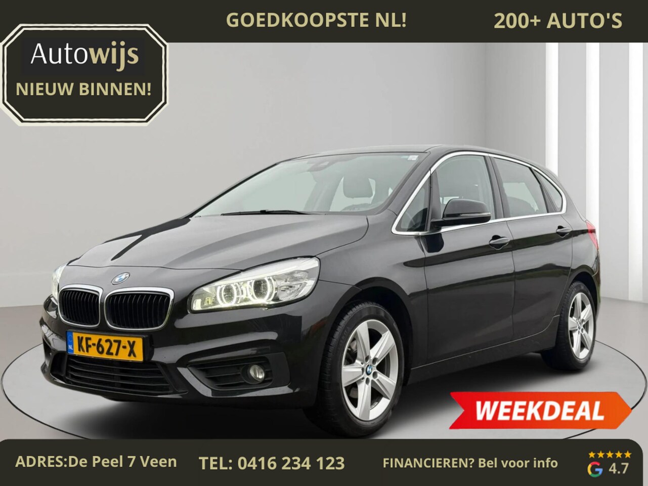 BMW 2-serie Active Tourer - 216i Centennial High Executive|LED|80DKM|TREKHAAK|NL AUTO|PDC|CLIMA - AutoWereld.nl