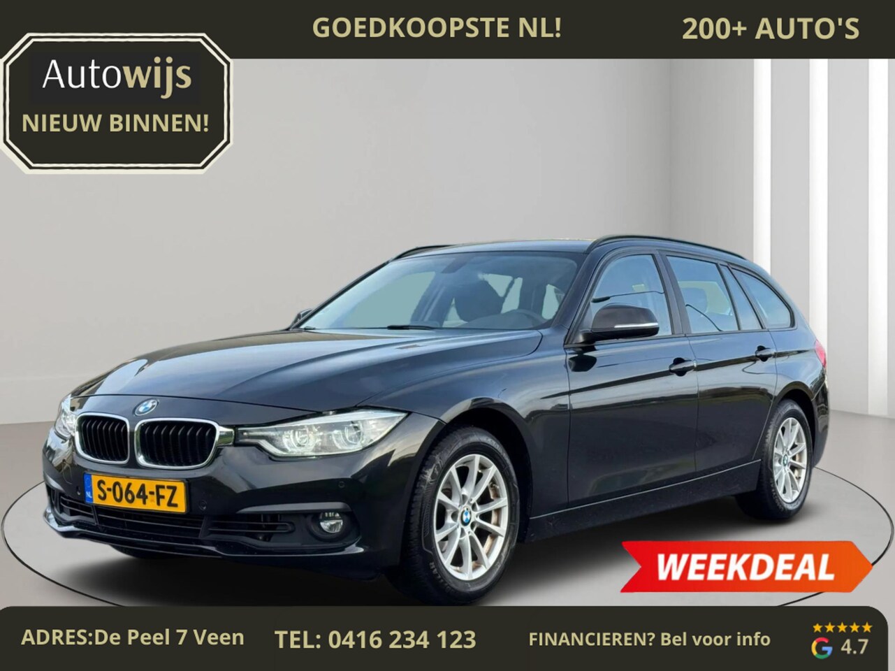 BMW 3-serie Touring - 318i Centennial High Executive|LED|AUT|NAVI|CLIMA|CRUISE - AutoWereld.nl