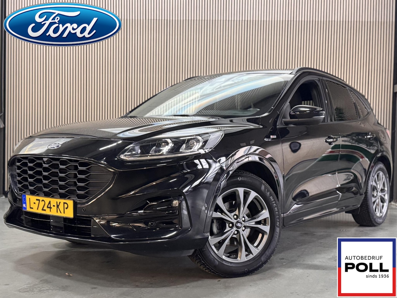 Ford Kuga - 150pk ST-Line X Panoramadak Trekhaak Ad. Cruise Camera Winter Parking Dodehoek HUD Dealero - AutoWereld.nl