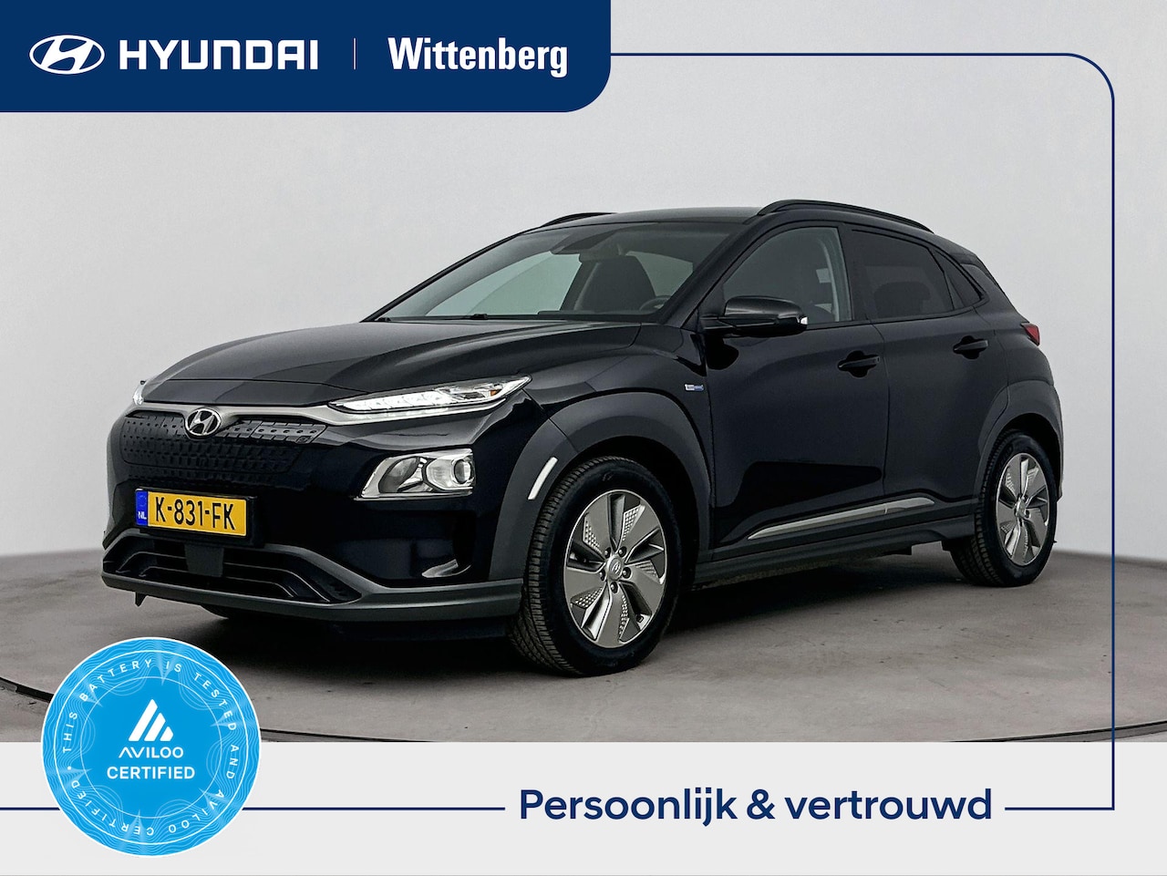 Hyundai Kona Electric - EV Fashion 64 kWh | Navigatie| SOH 95.7% | Achteruitrij Camera | Dodehoek Detectie | Head - AutoWereld.nl