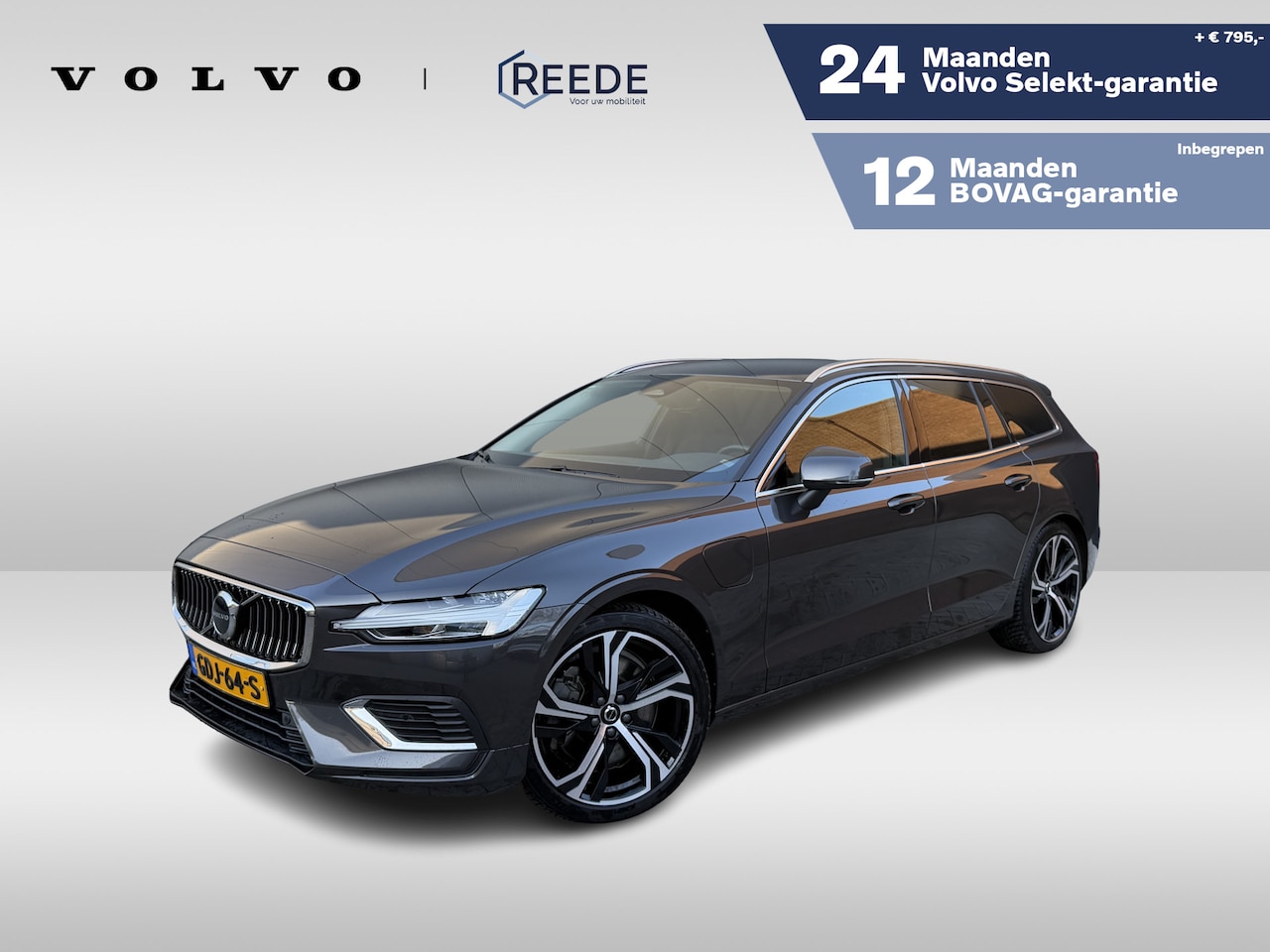Volvo V60 - 2.0 T6 Plug-in hybrid AWD Essential Edition Climate Line | Park Assist Line | IntelliSafe - AutoWereld.nl