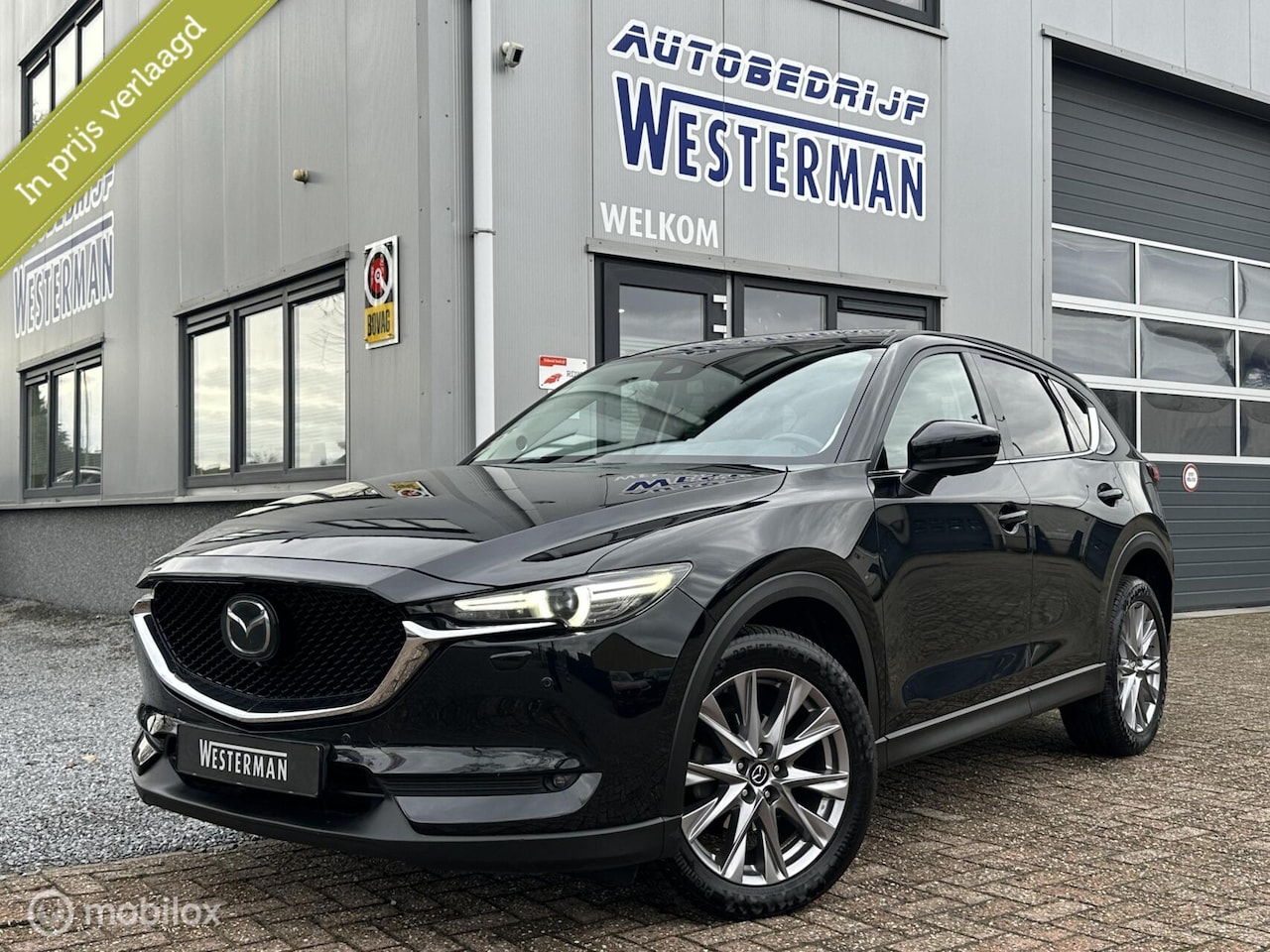 Mazda CX-5 - 2.5 SkyActiv-G 194 !! VOL !! Acc Leer Stoel-/stuur verw. Led Trekh. etc. - AutoWereld.nl
