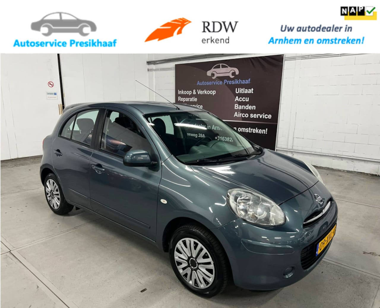 Nissan Micra - 1.2 DIG-S Acenta AIRCO / NAP / START-STOP - AutoWereld.nl