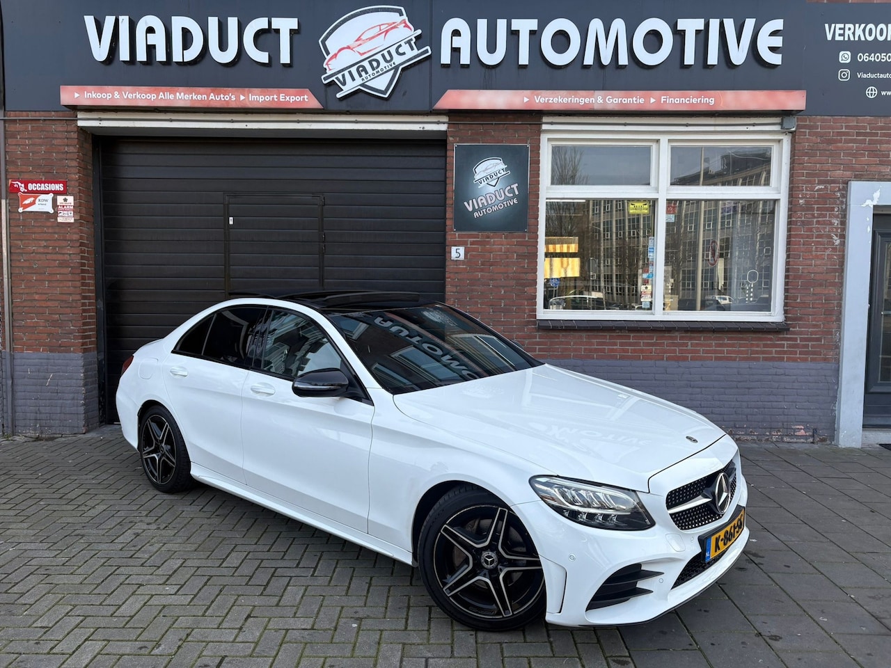 Mercedes-Benz C-klasse - 200 Business Solution AMG Pano Nap Dealer onderhouden - AutoWereld.nl