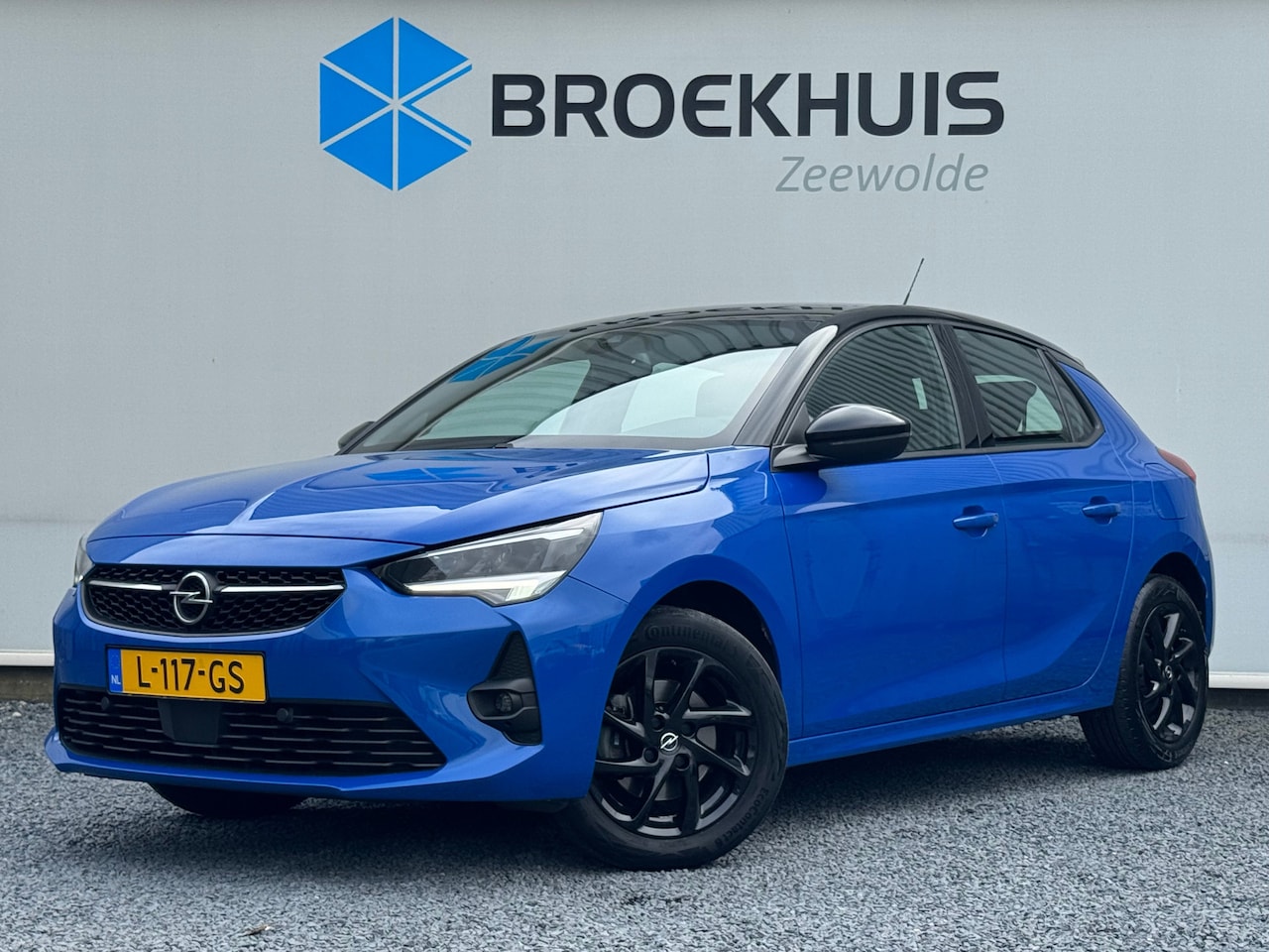 Opel Corsa - 1.2 GS Line 100PK | Sport Stoelen | Airco | NAVI | Cruise | Sensor Achter | LED | 16" LMV - AutoWereld.nl