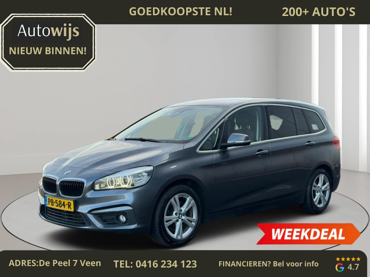 BMW 2-serie Gran Tourer - 218i Corporate Lease Executive|LED|NL AUTO|TREKHAAK|AUT - AutoWereld.nl