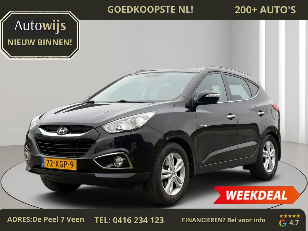 Hyundai ix35 - 1.6i GDI Style|XENON|Trekhaak|HALF LEDER|CLIMA|NL AUTO - AutoWereld.nl