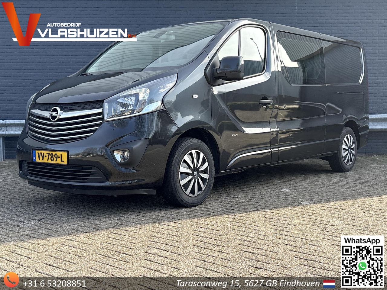 Opel Vivaro - 1.6 CDTI L2H1 DC Sport EcoFlex | € 5.950,- NETTO! | Leder | Bijrijdersbank | Airco | Cruis - AutoWereld.nl