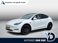 Tesla Model Y - Performance AWD 75 kWh | NL Auto/1e Eig./Leder/Pano.Dak/Navi/21"/Camera/Stoel&Stuurverwarm