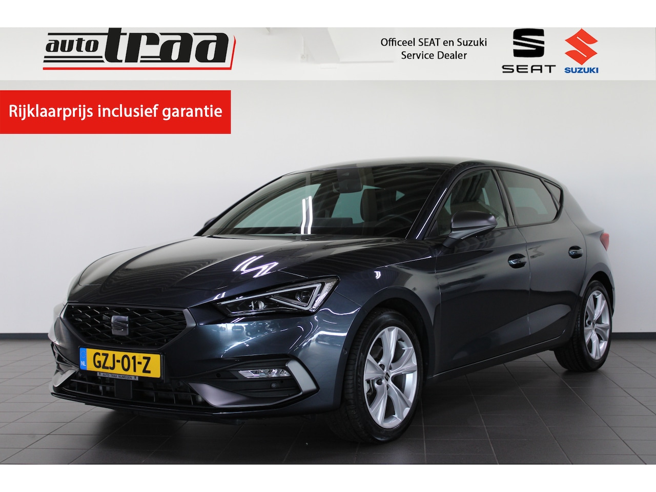 SEAT Leon - 1.5 eTSI FR Business Intense DSG Automaat / Navigatie / 17'' LMV / - AutoWereld.nl