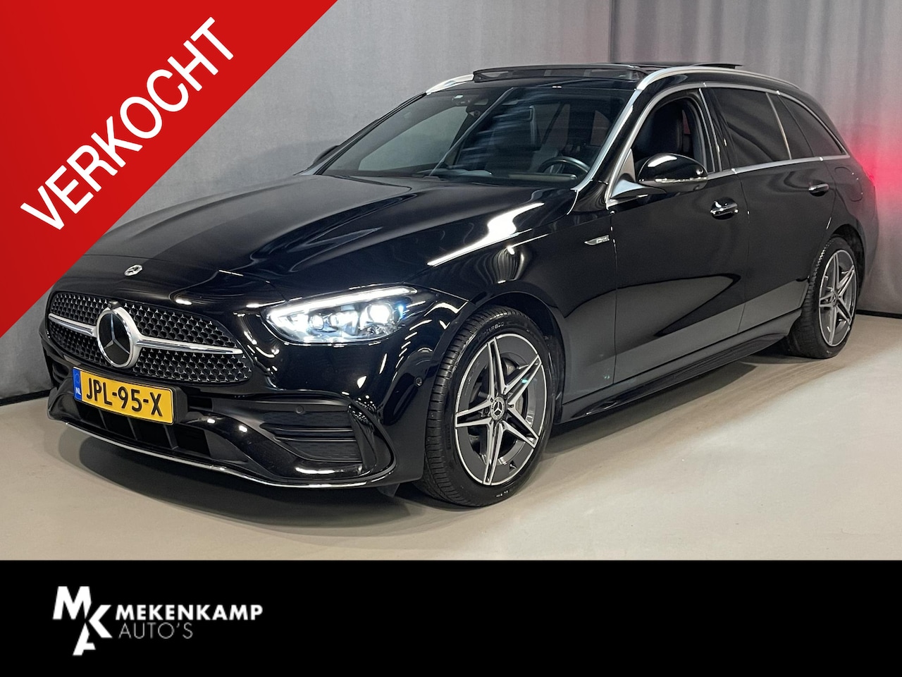 Mercedes-Benz C-klasse Estate - 300 e AMG Line 18"/Panoramadak/Laser LED/Trekhaak/Stoelverwarming + memory l + r/Adaptieve - AutoWereld.nl