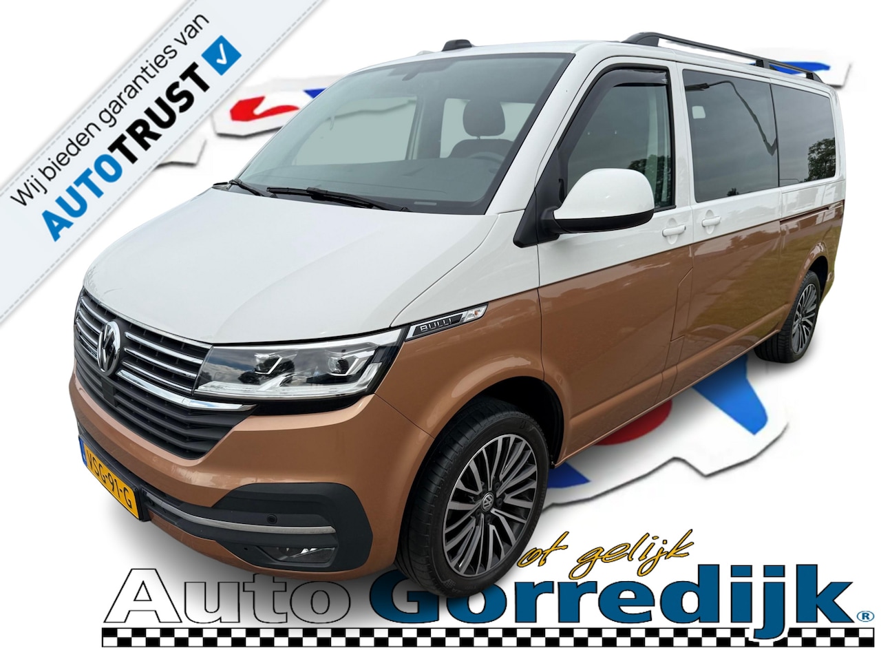 Volkswagen Transporter - 2.0 TDI L2H1 31 DC 4Motion Bulli T6. 204PkDubbele Cabine DSG 31 L2H1 DIG. COCKPIT ADAPT. C - AutoWereld.nl