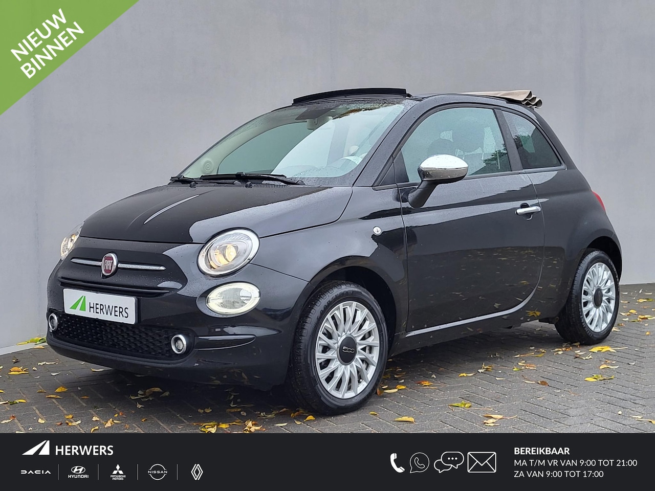 Fiat 500 C - 1.0 Hybrid Bellavita / Cabrio / Dealer onderhouden / Navigatie / Apple Carplay / Android A - AutoWereld.nl