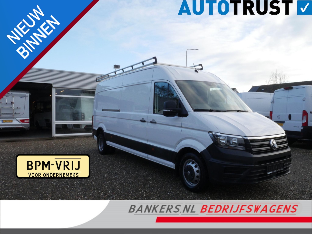 Volkswagen Crafter - 2.0TDI 177PK, L4H2, Dubbel lucht, DSG, Airco, Trekhaak 3.500 KG - AutoWereld.nl