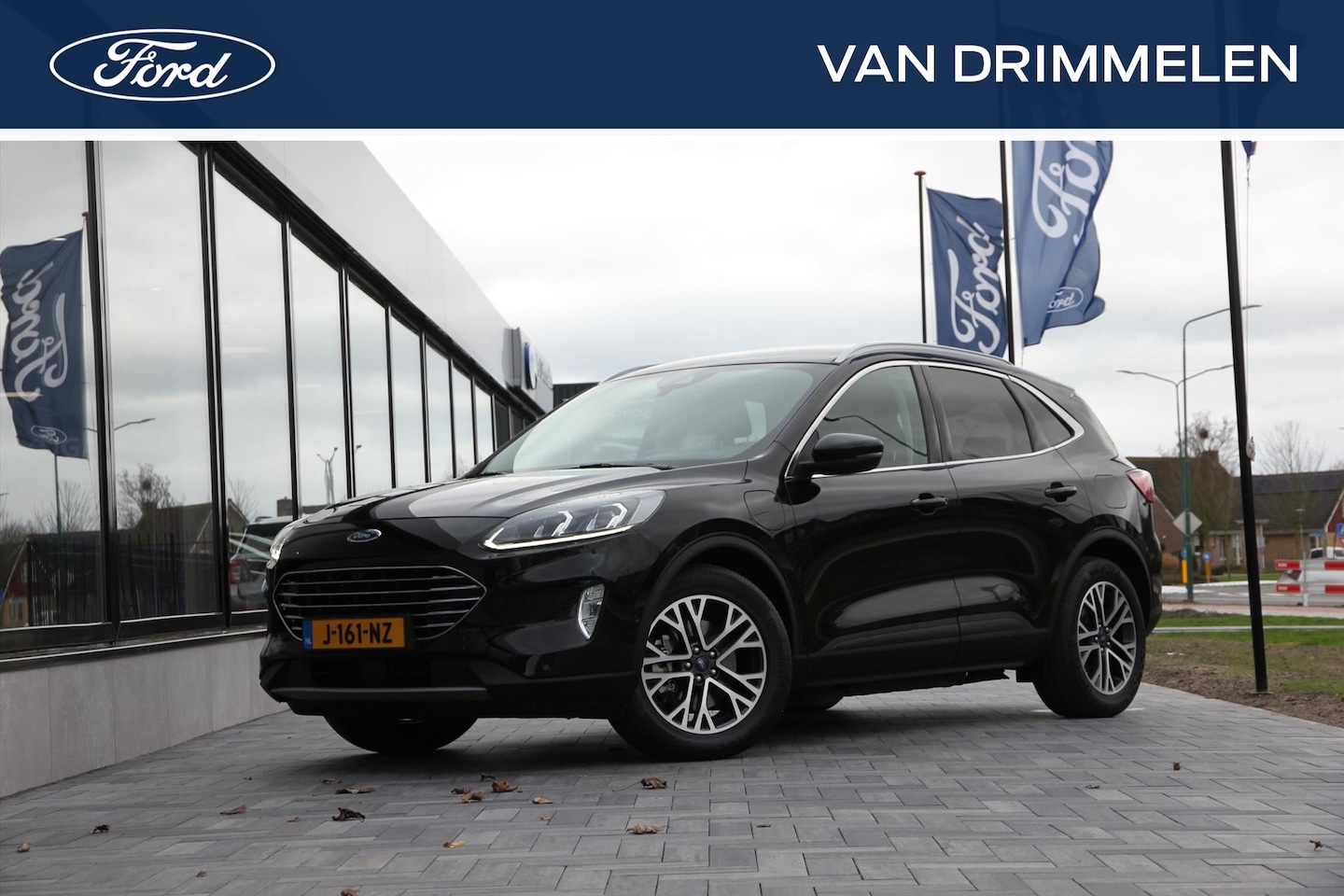 Ford Kuga - 2.5 PHEV e-CVT 225pk Titanium X 'Agate Black' | NL Auto | Dealer onderhouden - AutoWereld.nl