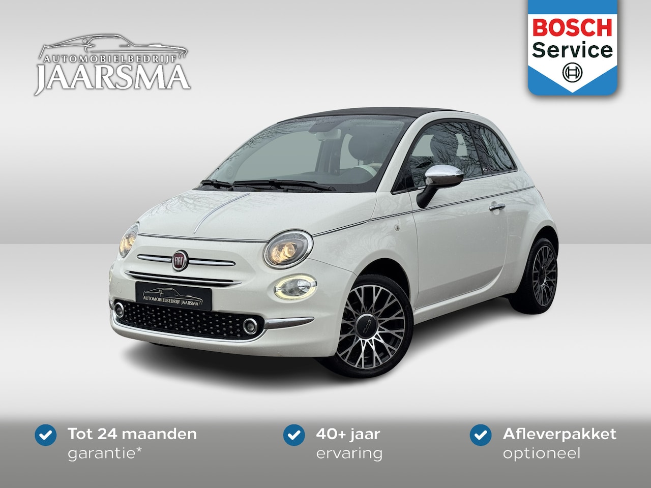 Fiat 500 C - 0.9 TwinAir Turbo Collezione CarPlay |Automaat |Cabriolet |Climate Control |Leder Bekledin - AutoWereld.nl