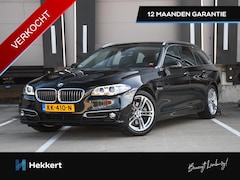 BMW 5-serie Touring - 520i Luxury Edition 184pk Automaat LEDER | 18''LM | CRUISE.C | PDC | NAVI | ELEKTR. STOELE