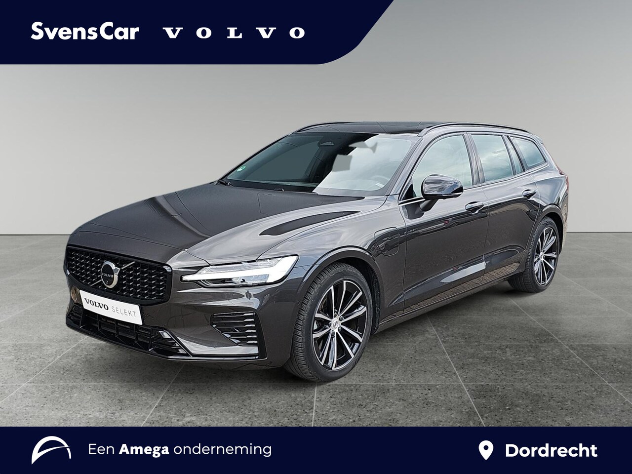 Volvo V60 - 2.0 T6 Plug-in hybrid AWD Plus Dark | Harman/Kardon Audio | 360 graden camera | Trekhaak | - AutoWereld.nl