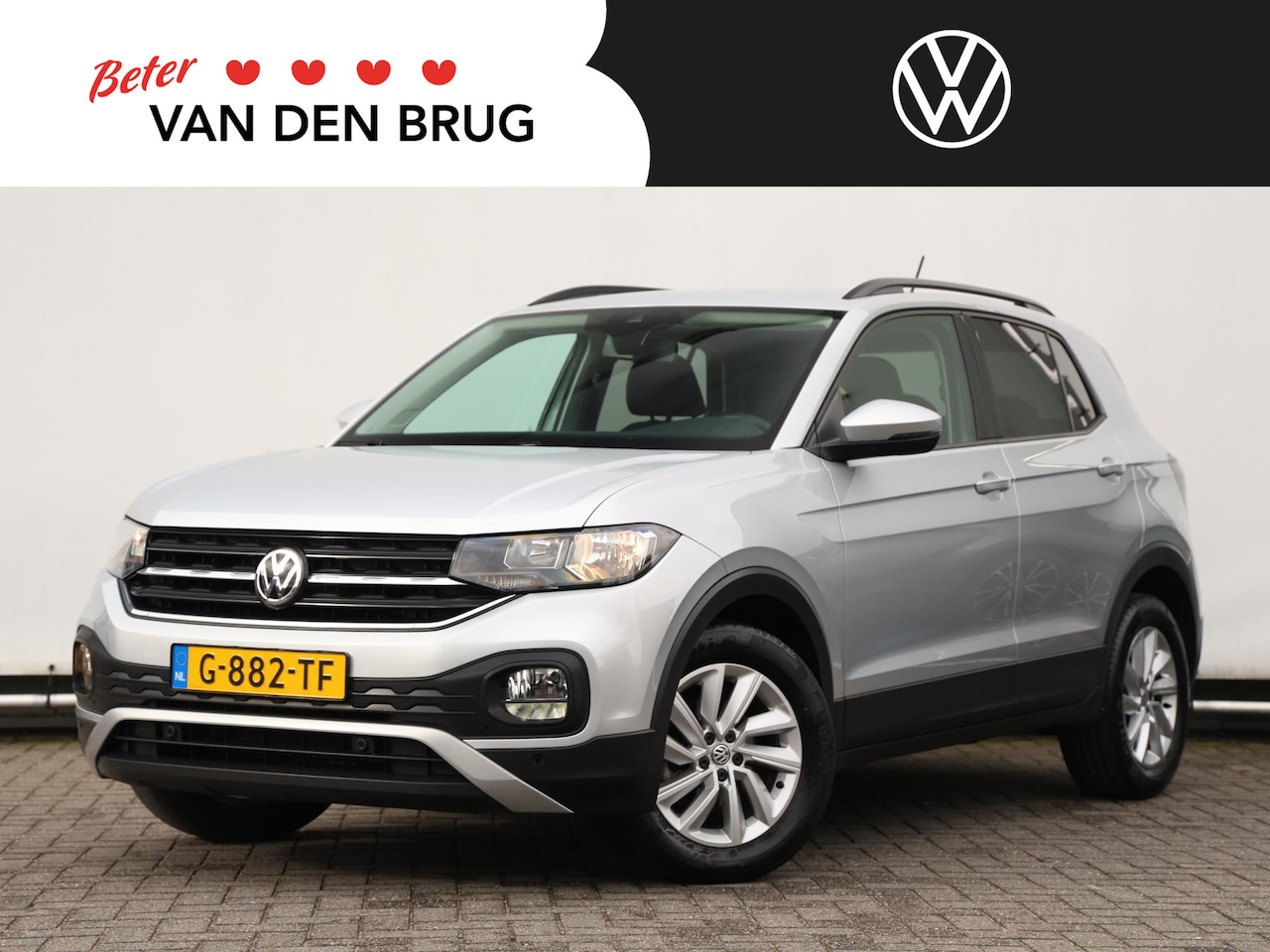 Volkswagen T-Cross - 1.0 TSI Life 115PK DSG | Navigatie | Cruise control | Trekhaak | Side assist | Climate con - AutoWereld.nl