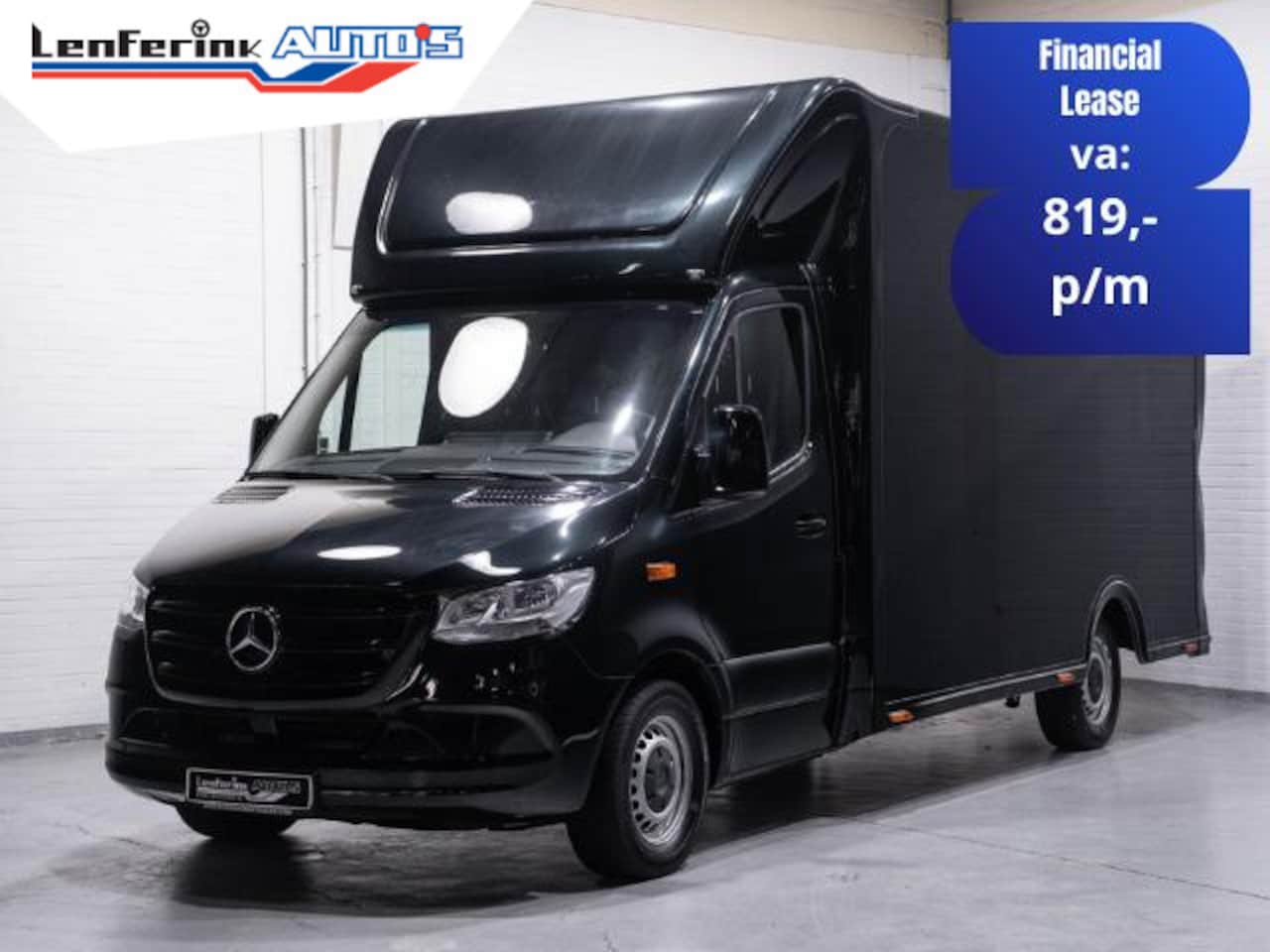 Mercedes-Benz Sprinter - 316 CDI 163 pk Paardenauto, Sodiak Opbouw Nieuw Hengsten Uitvoering, 2-Paards, Leder Zwart - AutoWereld.nl