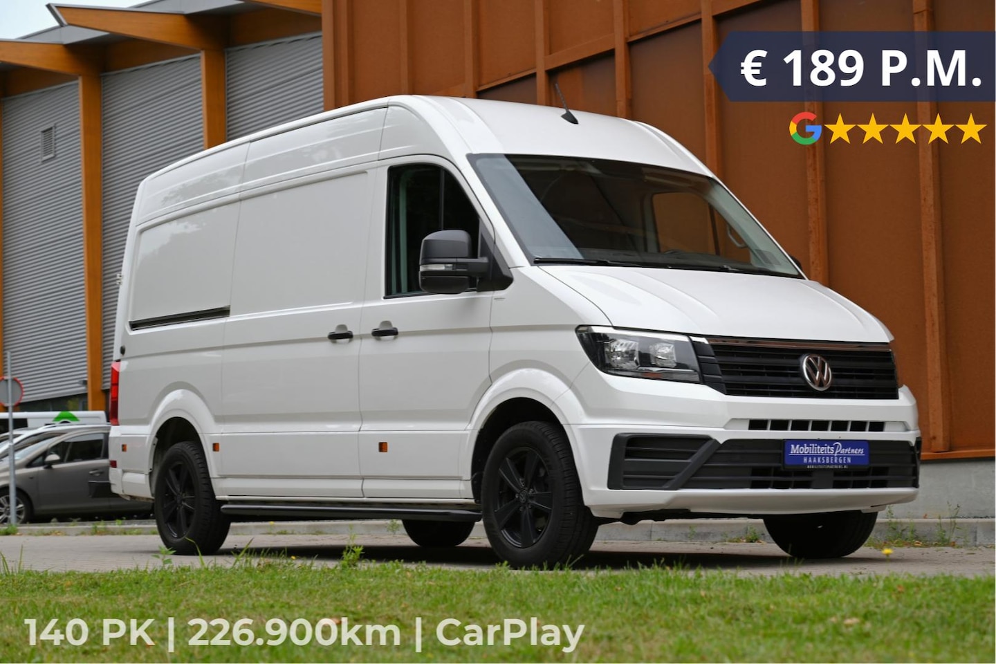 Volkswagen Crafter - 2.0 TDI L3H3 Special Edition 140 PK | Betimmering | € 189 P.M. - AutoWereld.nl