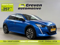 Peugeot e-208 - EV GT 350 50 kWh | Snelladen | SOH 91% | Pano | 360° | Virtual | Sfeerverl. | Carplay | St