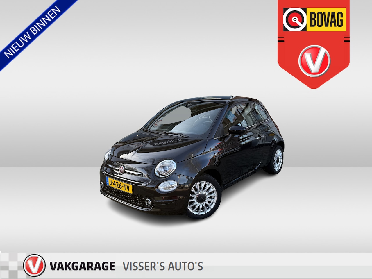 Fiat 500 - 1.2 Star | 15 inch velgen | zuinig | applecarplay/android auto | - AutoWereld.nl