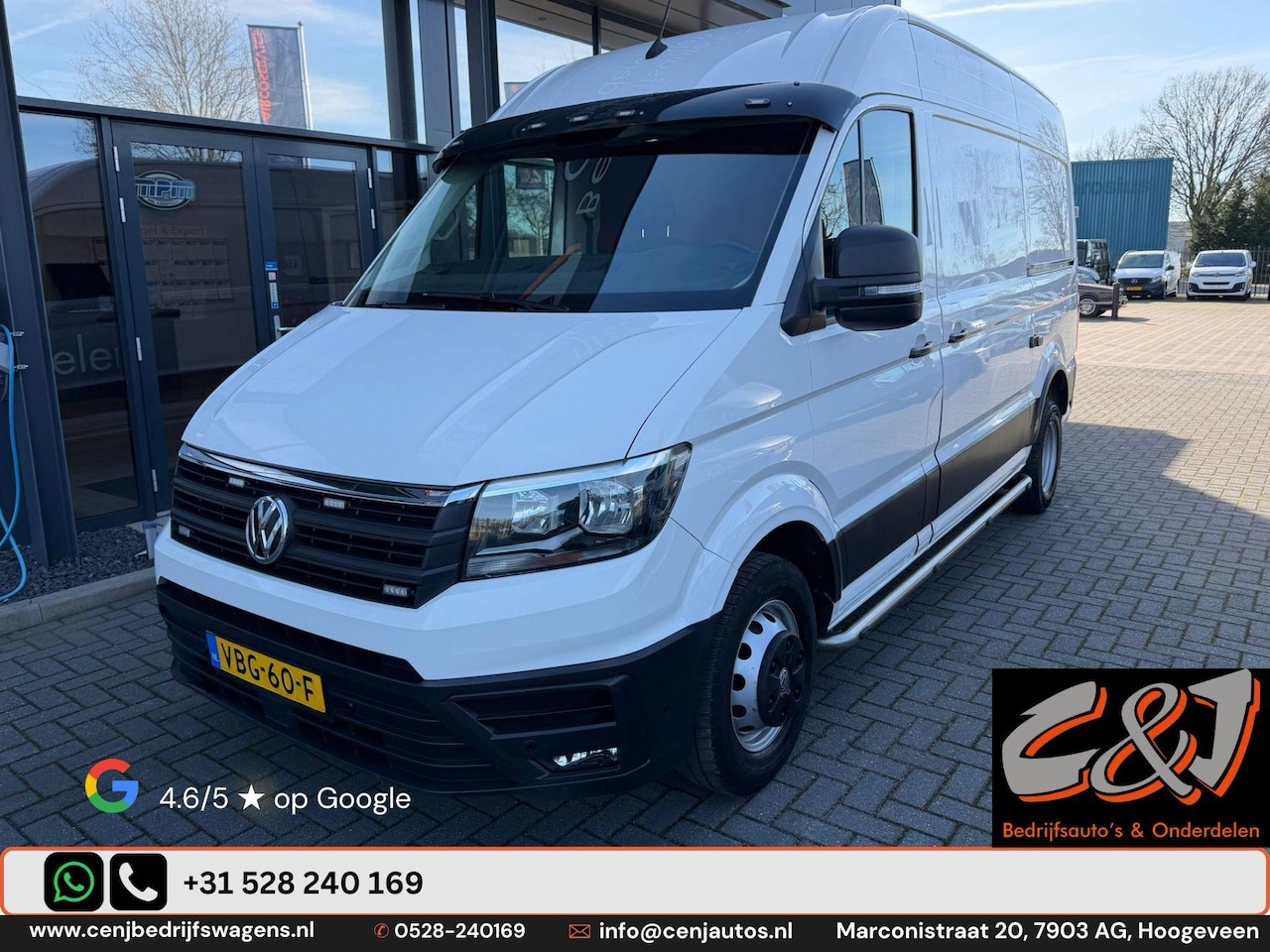 Volkswagen Crafter - 50 2.0 TDI L3H3 DL Highline brandschade, dubbellucht, automaat, cruise, airco, BTW - AutoWereld.nl