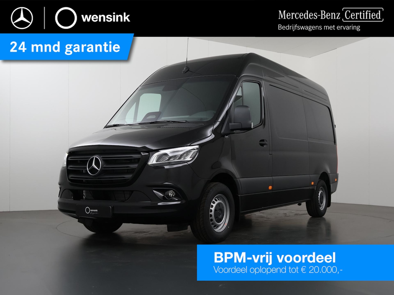 Mercedes-Benz Sprinter - 319 CDI | SELECT | L2 H2 | 190 PK | AUT. | | Aluca Kasten Inrichting | Vloer | Wand | Side - AutoWereld.nl