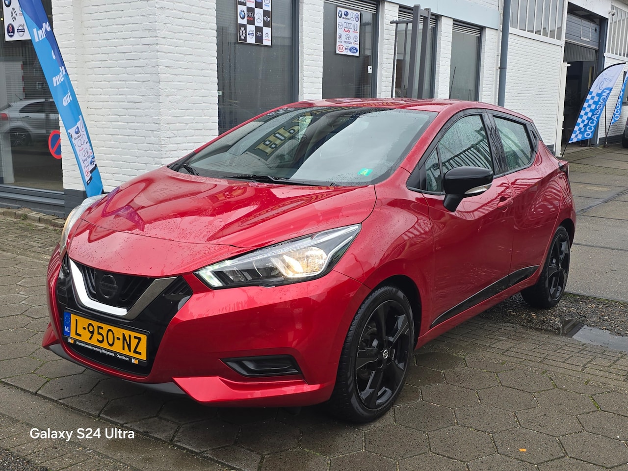 Nissan Micra - 1.0L Visia+*zeer nette auto*CAR play*apk*airco*rijd rem schakel perfect*inruil mog!!! - AutoWereld.nl