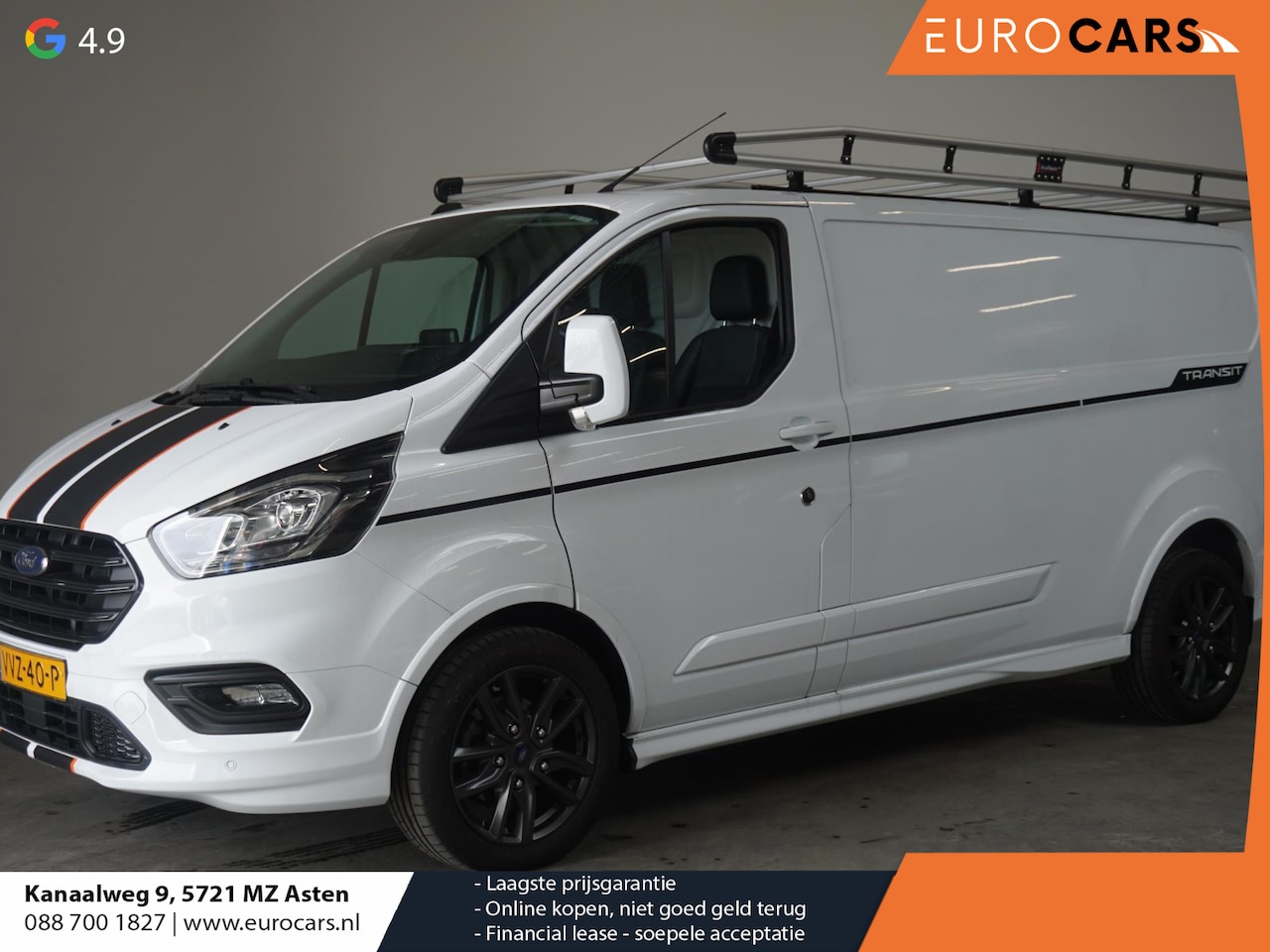 Ford Transit Custom - 290 2.0 TDCI L2H1 Sport Edition Airco Navi Cruise Adaptive Bluetooth Trekhaak - AutoWereld.nl