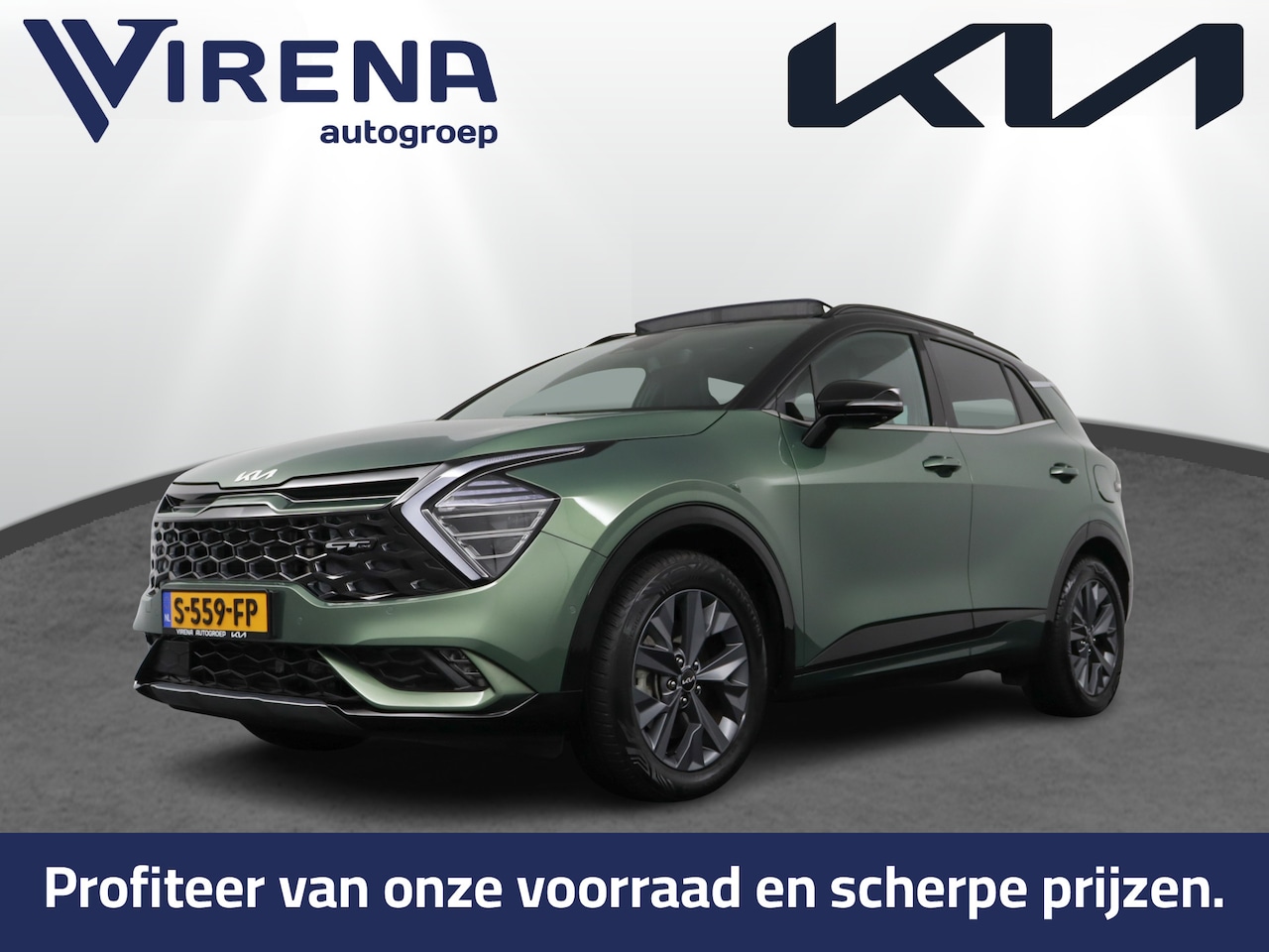Kia Sportage - 1.6 T-GDi Hybrid GT-PlusLine - Panorama dak - Stoel/stuurwiel verwarming - Electrische Kof - AutoWereld.nl