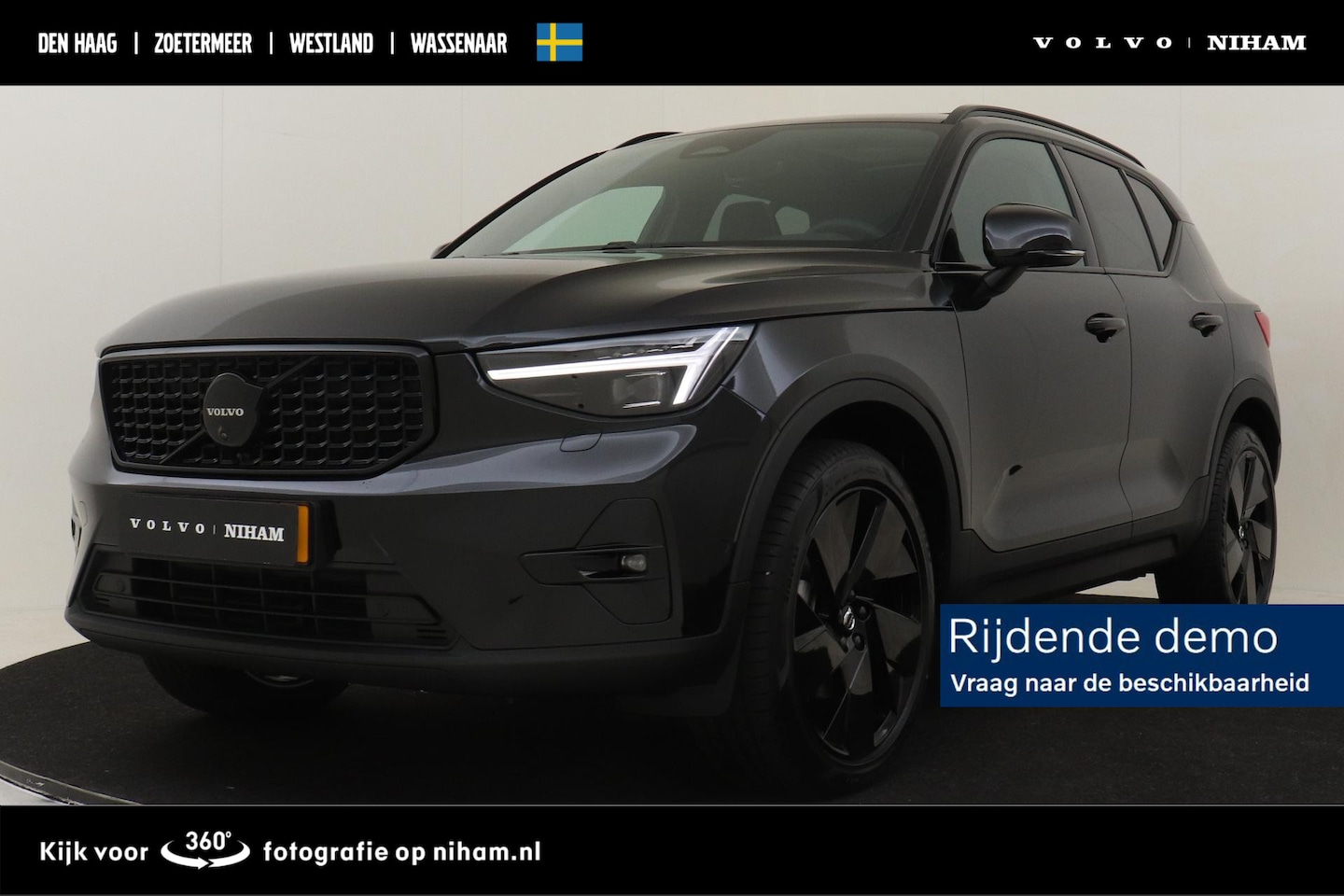Volvo XC40 - B4 (M-HYBRID) PLUS BLACK EDITION -PANO.DAK|HARMAN/KARDON|PIXEL.LED|360°CAM|POWER-SEATS - AutoWereld.nl
