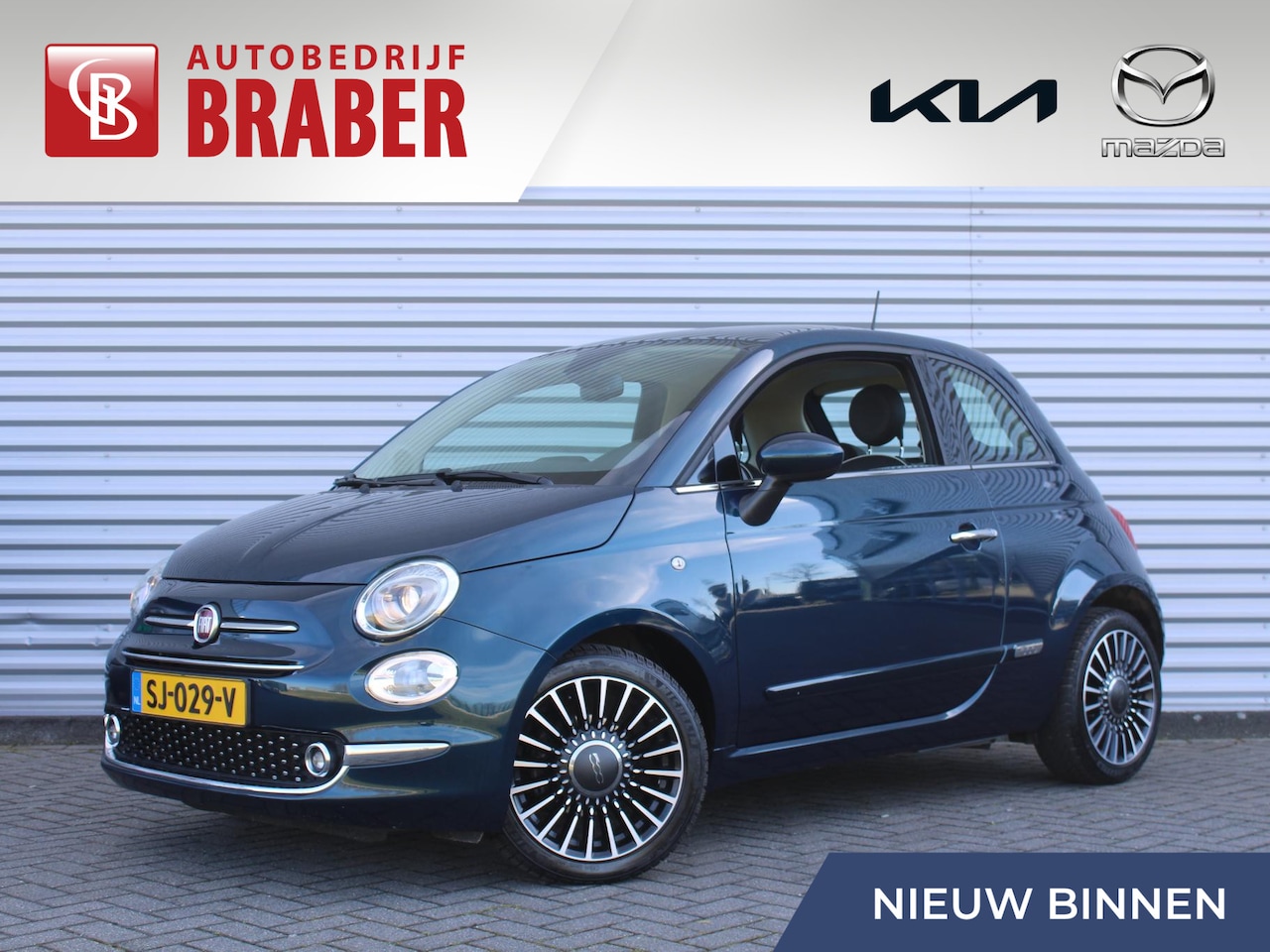 Fiat 500 - 0.9 TwinAir Turbo Lounge | Panoramadak | 16" LM | Navi | PDC | Cruise | Clima | - AutoWereld.nl