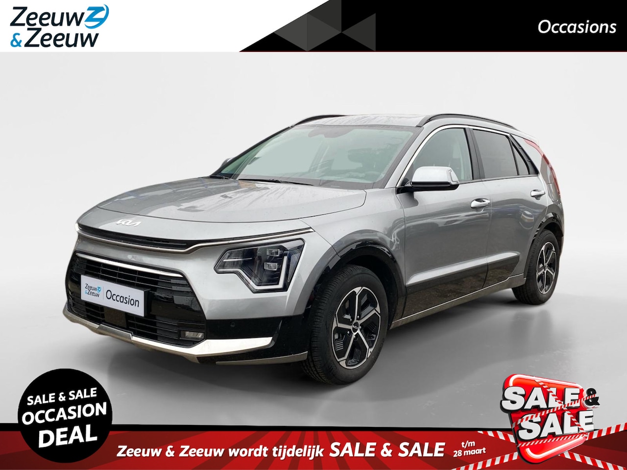 Kia Niro - 1.6 GDi Hybrid DynamicPlusLine Airco | Lederen bekleding | Stoel/stuurverwarming | Apple C - AutoWereld.nl