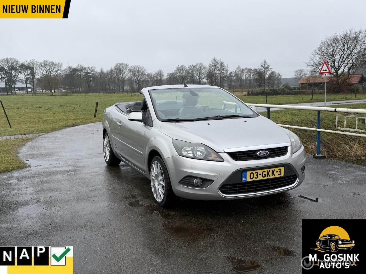 Ford Focus Coupé-Cabriolet - 2.0 Titanium Leder apk nieuw Nap - AutoWereld.nl