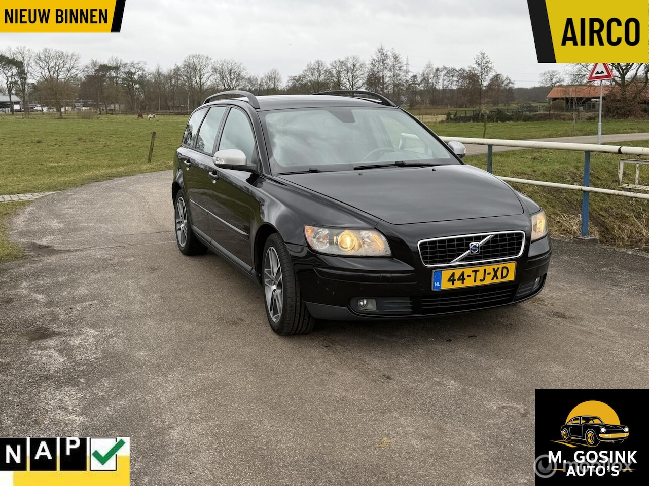 Volvo V50 - 2.0 Edition Sport Airco nieuw Koppeling Bij 284KM - AutoWereld.nl