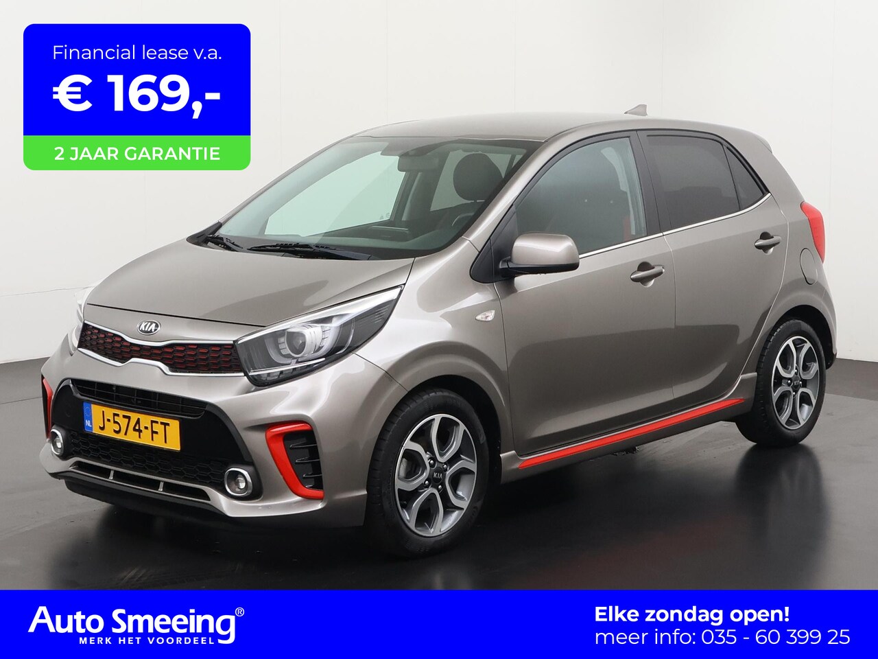 Kia Picanto - 1.0 MPi GT-Line Edition | Navigatie | Camera | Zondag Open! - AutoWereld.nl