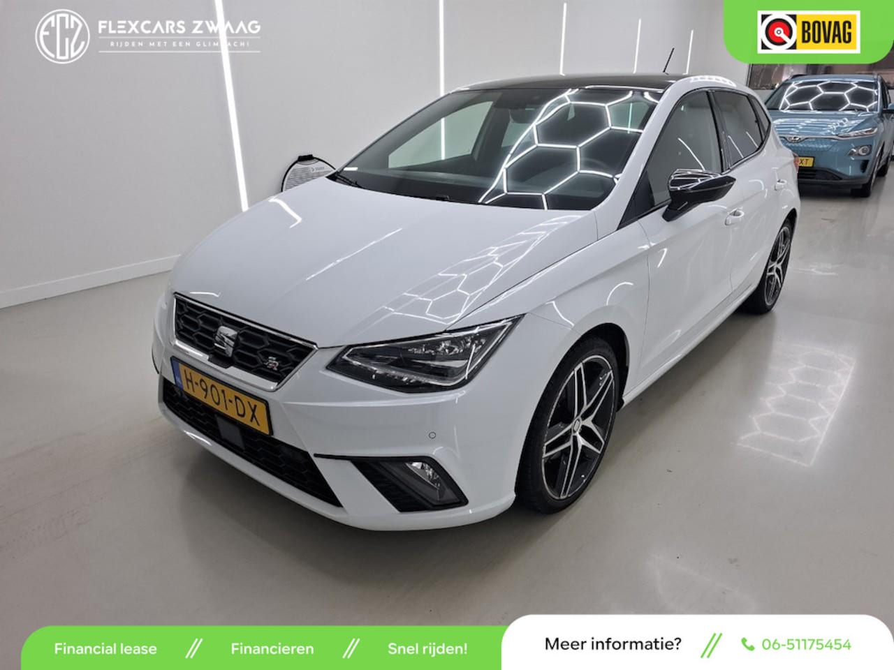 SEAT Ibiza - 1.0 TSI FR Business Intense - Navi - Pano/Schuifdak - Winterpakket - Org.NL - AutoWereld.nl