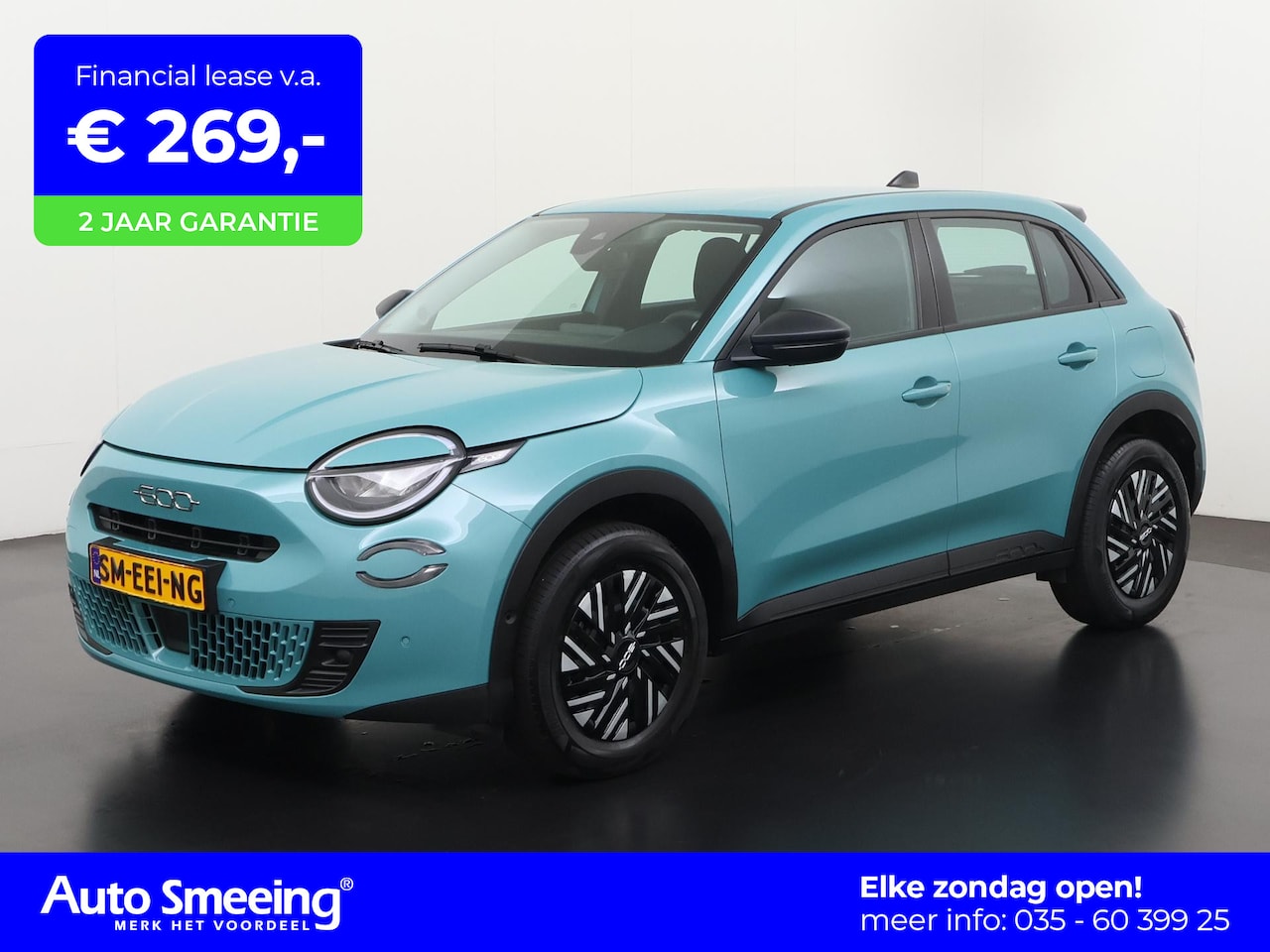 Fiat 600 - 1.2 Hybrid | Camera | Blind spot | Carplay | Zondag Open! - AutoWereld.nl