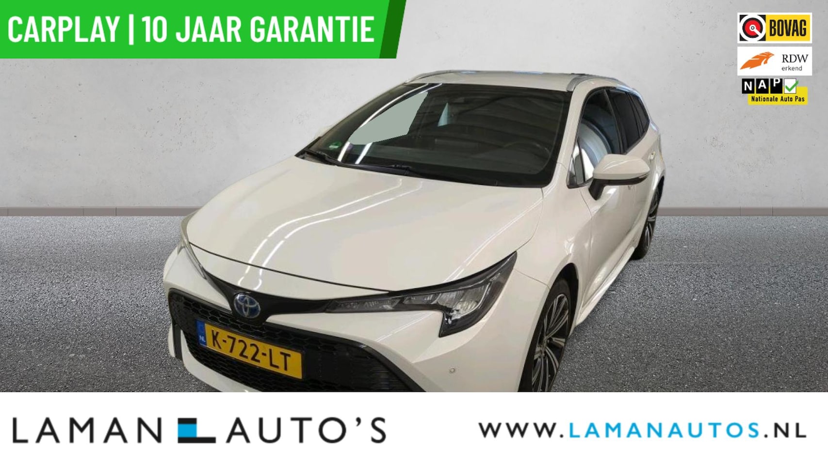 Toyota Corolla Touring Sports - 1.8 Hybrid 122pk Business Plus | CarPlay ECC Navi 17" LMV LED ACC Camera | Hybrid Voorscho - AutoWereld.nl