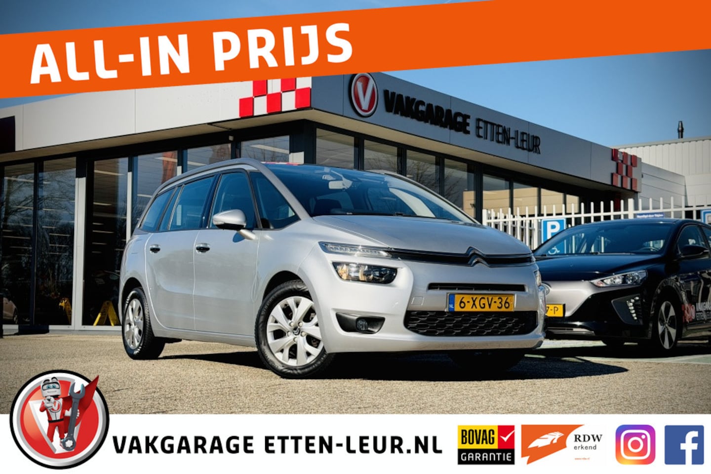 Citroën Grand C4 Picasso - 1.6 VTi Business | TREKHAAK | CAMERA | CLIMA | CRUISE - AutoWereld.nl