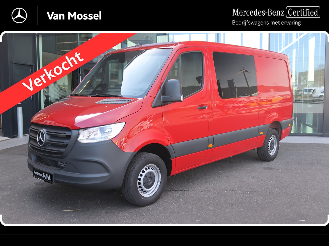 Mercedes-Benz Sprinter - 317 CDI L2 Pro Dubbele Cabine |NAVI/MBUX/AIRCO/3500KG AHW |Certified - AutoWereld.nl